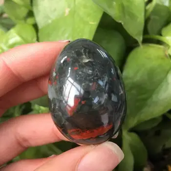 Dabiskā kristāla asins akmens olu reiki gem dziedināšanas dekoratīvie dāvanu