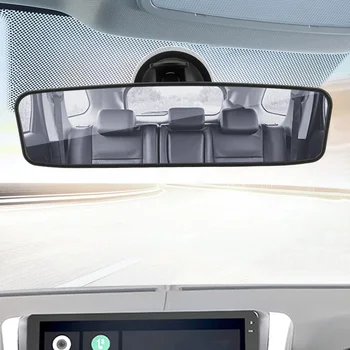 Platleņķa Atpakaļskata Spogulis Automašīnu Atpakaļskata Spogulis, Universāls, Auto dizains Interjera Atpakaļskata Spogulis 360° Griežas Regulējams piesūcekni