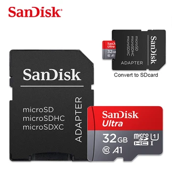 Oriģināls SanDisk Micro SD Karti Class10 TF Karte 16gb 32gb 64gb, 128gb Max 120Mb/s atmiņas karti un 256 gb par viedtālruni un planšetdatoru,