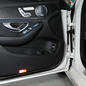 Nekustamā Oglekļa Šķiedras Vadītāja Pusē Taildoor Slēdzis, Kadru Uzlīmes Mercedes Benz C Klases W205 GLC X253-2019 Auto Piederumi