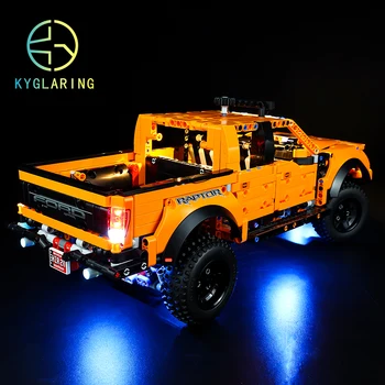 Kyglaring Led Apgaismojumu DIY Rotaļlietas Tehnisko 42126 F-150 Raptor Pikaps, Auto Bloki Ēku (Tikai Gaismu, Komplektā Iekļautas)