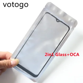 1gb Priekšējais Stikls + OCA Samsung Galaxy A71 21 A31 41 51 A91 A72 32 42 A52 A12 A02S A01 Ārējā šķidro kristālu Displeja skārienekrāns Objektīvs