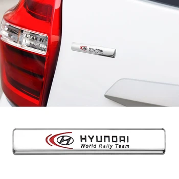 3D Metāla Auto Emblēmas Nozīmīti Ķermeņa Astes Apdare Uzlīme Par Hyundai Creta Akcentu Tucson Solaris 2013 i30 ix35 i40 i20 iX20 Preces