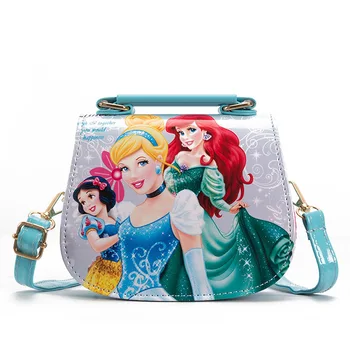Disney princess bērnu pleca soma meitenes Messenger bag jaunu Saldēti Elza Anna meitene bērnu pleca soma, saldēti, somas