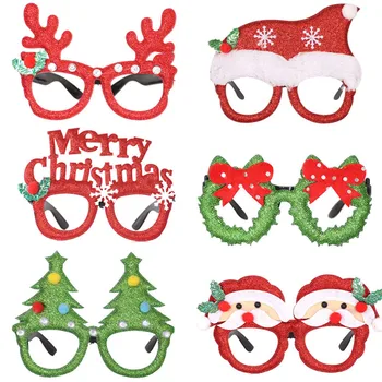 1pc Santa Sniegavīrs Raga Brilles 2022 Jaunā Gada Dāvanas Bērniem Ziemassvētku Puse, Piegādes Ziemassvētku rotājums Mājās Navidad Dekori