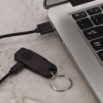 USB Lādējamu Keychain Gaismas Pet Gaismas Mini LED Lampiņu Drošības Pārnēsājamo Avārijas Lāpu Gaismas Āra Aktivitātēm Dāvanas