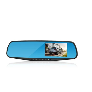 Automašīnas Atpakaļskata Spogulī Vadītāja Ieraksti 1080P HD Blue Screen, Anti-glare 2.8 collu Zils Spogulis