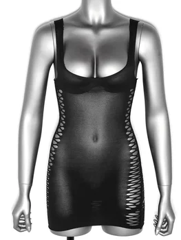Sieviešu Apakšveļa Karstā Sundress Minidress Sleepwear Seksīga Erotiskā Bodycon Kleita Dobi No Acs U Kakla Piedurknēm Bodydoll Naktsveļu