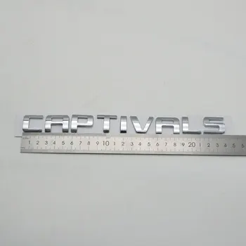 Par Chevrolet Captiva LS Captivals Emblēmu Automobiļa Aizmugurējā Bagāžnieka Tailgate Emblēmu, Logo, Uzlīme Decal Plāksnītē