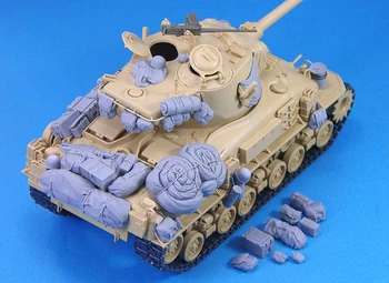 Asamblejas Unpainted 1/35 Mērogā Izraēlas M51 Sherman vidējais tanks soma nav tvertne Vēstures rotaļlietas Sveķu Modelis Miniatūrā Komplekts