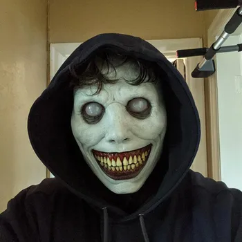 Creepy Halloween Masku, Smaidu Dēmoni, Ļaunie Cosplay Aksesuārus, Šausmu Brīvdienu Puse Apdare ir 2021. festivāls Dāvanu маска, masque