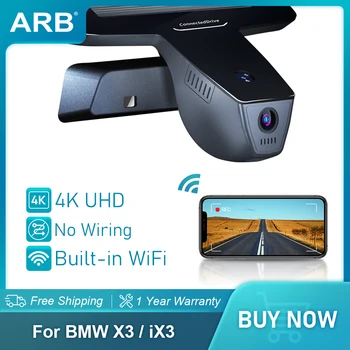 Dash Cam BMW X3 G01 X3M G01 ARB Auto Dvr 4K 2160P UHD Mini Kamera Priekšā un Aizmugurē, Vadītāja Ieraksti WiFi OEM Meklēt Auto Daļas