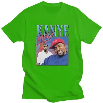 Ir 2021. Karstā Pārdošanas Kanye West Drukāt Unisex Īsās Piedurknes O-veida kakla Tshirts Vintage Radošais Streetwear Vīrieši Sievietes New Tee Pāris Apģērbi