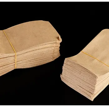 100gab Kraft Papīra Maisiņu Uzglabāšanas Soma Portatīvā Soma Iepakojuma Maisiņš Dārza Instruments