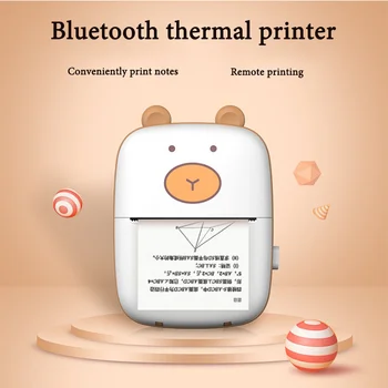 Pārnēsājams Mini termoprinteri Gudrs Drukāt Foto Bezvadu Bluetooth Studentu Piezīme Drukāšanai ar Bezvadu Bluetooth Android, IOS Printeriem