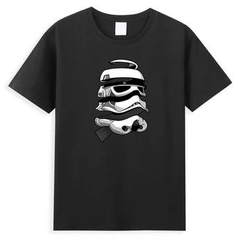 Stormtrooper Star T Krekls Ikdienas Radošo Topi Tee Hip Hop Grafiskais Vīriešu T Krekls Modes Ērti Kokvilnas Vīriešu T-Krekli