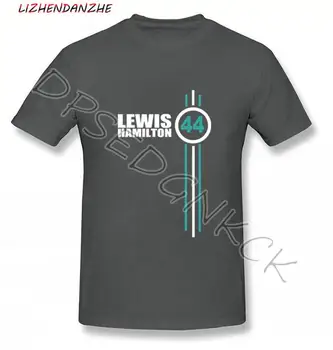 Vasarā Vienkārši Tīras Kokvilnas Lewis Hamilton Numuru 44 Mens Short Sleeve T Krekls Vadītāja Par Jauniešu Zīmola automašīnu, auto tshirt 076