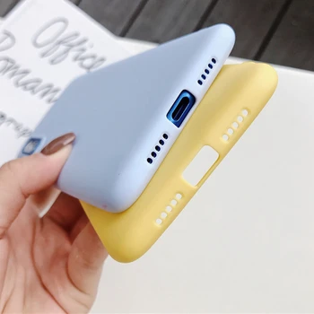 Candy Silikona Tālrunis Case For Samsung Galaxy S20 Fe Ventilators Izdevums 5g S20 S21 Plus Piezīme 20 Matēts Mīksto TPU Aizmugurējo Vāciņu Fundas