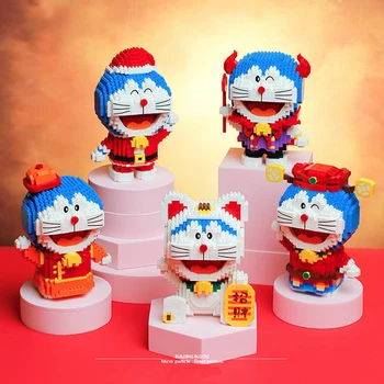 Balody 16145 Anime Doraemon Lucky Fortune Dievs Kaķis Robots Operas Dzīvnieku Mini Dimanta Bloki, Ķieģeļi Celtniecības Rotaļlieta Bērniem, kas nav Kaste