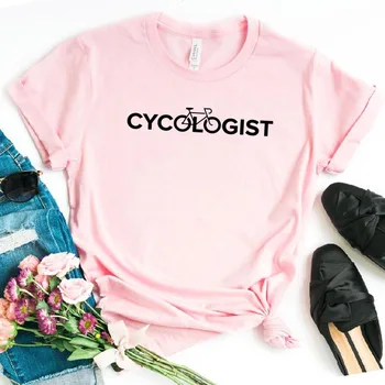 Cyclogist riteņbraukšana Sievietēm tshirt Kokvilnas Gadījuma Smieklīgu t kreklu, Lai Dāma Meitene Top Tee Hipster Ins Piliens Kuģa NA-115