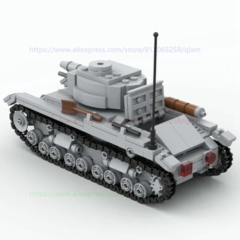 WW2 Tanku Panzer 35t Militāro Ieroču Bloks Rotaļlietas Armijas Karavīrs Skaitļi Ķieģeļi Radošās Spēles Rotaļlietas Bērnu Dāvanu 445pcs