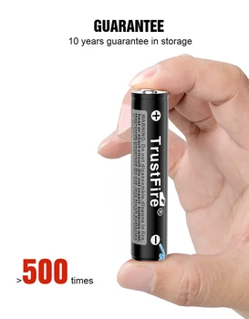 TrustFire 10PCS AAA 10440 Litija Akumulators 600mAh 3.7 V Litija jonu Akumulators (PCB), Lukturīšu Rotaļlietas Mikrofons Baterijas