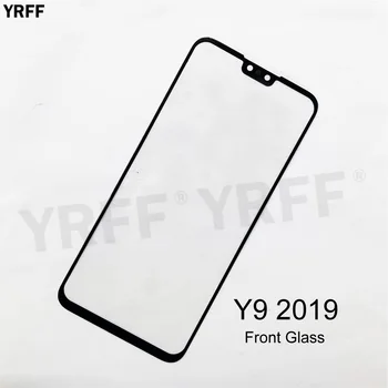 Par Huawei Y9 2019 Mobilo Priekšējā Paneļa Stikls, Lai Huawei Y9 Ministru 2019 Priekšējā Stikla (touch Screen)Ārējā Stikla Vāciņš Panelis