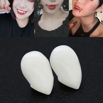 Šausmu Rotājumi 4 izmērs Vampīru Zobi indes zobi zobu Protēzes Aksesuārus Halloween Tērpu Aksesuārus DIY Puses Piederumi Pieaugušajiem, Bērniem, Jauniem KARSTĀ