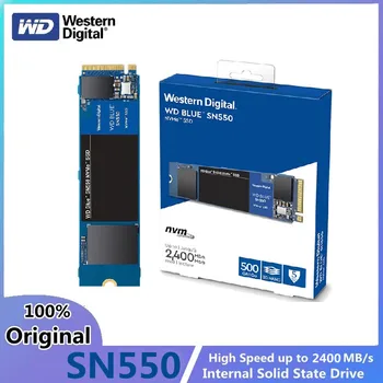 Sākotnējā Western Digital SN550 2TB 1TB 500 GB 250GB M. 2 2280 NVMe PCIe Gen3*4 Iekšējo Cieto Disku Gen3*2 SSD SATA SSD
