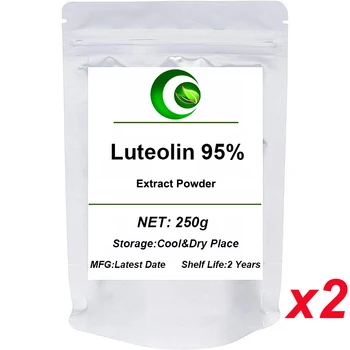 Luteolin 95% Ekstrakta Pulveris Luteolin Papildināt Mu Xi Cao Ņemot Labu Inhibēšanas par Prostatas vēzi un Krūts Vēzi