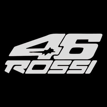 Distanču racing uzlīmes 46 Rossi jautri ūdensizturīgs sauļošanās Uzlīmes Auto personalizētu piederumi, uzlīmes, vinila 20cm * 8cm