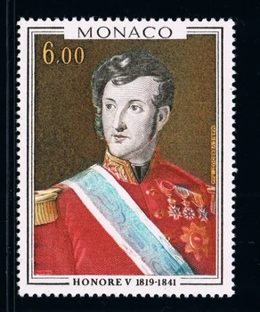 1gb/Set Jaunu Monako Pasta Zīmogs 1977 Royal Attēls Krāsošana 10. Gravēšana Zīmogi MNH
