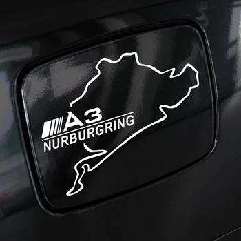 Auto Nirburgringas Sacīkšu Uzlīmes Audi A3 8P 8V 8L Auto Valdzinošs Degvielas Tvertne Auto Dekorēšana Vinila Decals Auto Piederumi