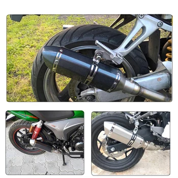 Muffler Motociklu Motobike Izplūdes Caurule 38-51mm Par Z900 Fjr 1300 F900xr 1200 Gs Adventure Rsv4 Voge 500ds Z400 Burgman 650
